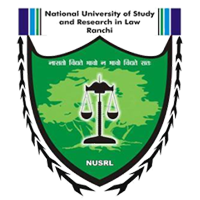 National University of Study and Research in Law Ranchi logo