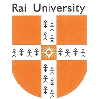 Rai University logo