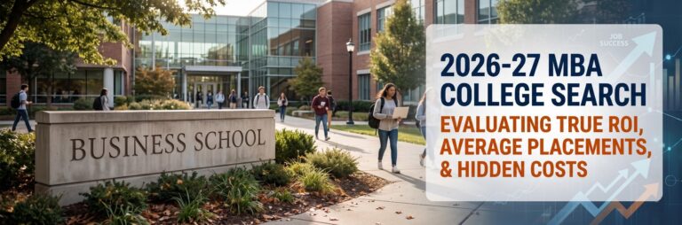The 2026-27 Guide to MBA College Search: Evaluating True ROI, Average Placements, and Hidden Costs